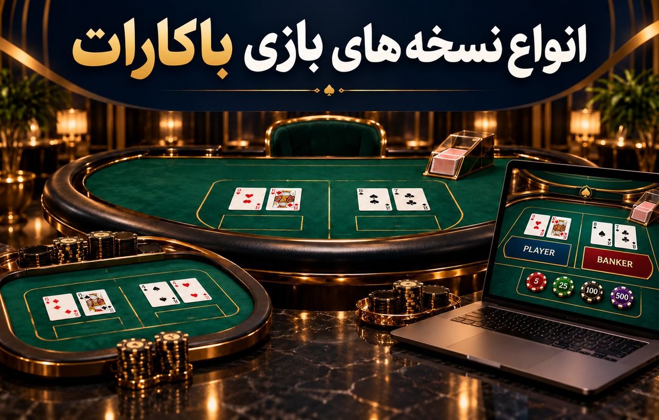 انواع نسخه های بازی باکارات